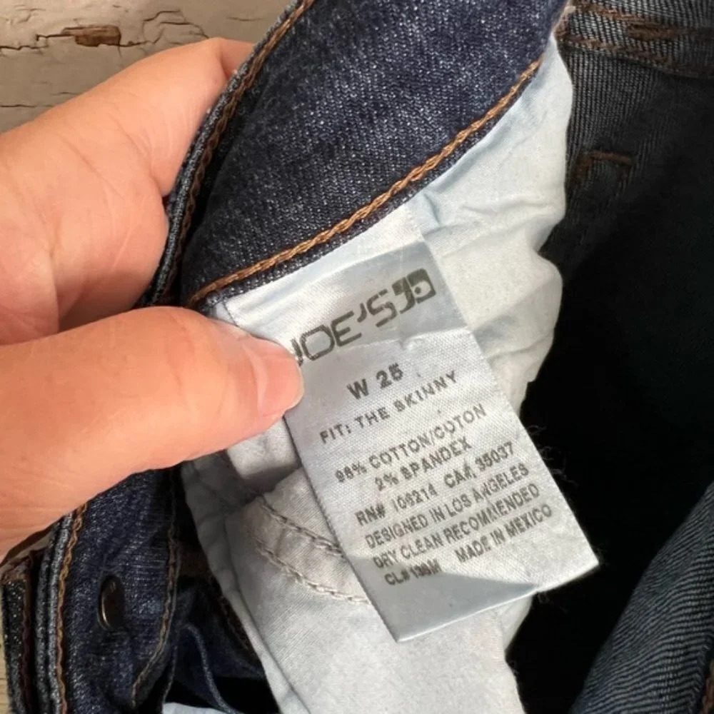 Joe’s Jean Vidika Distressed Skinny Jeans size 25 - Picture 8 of 9
